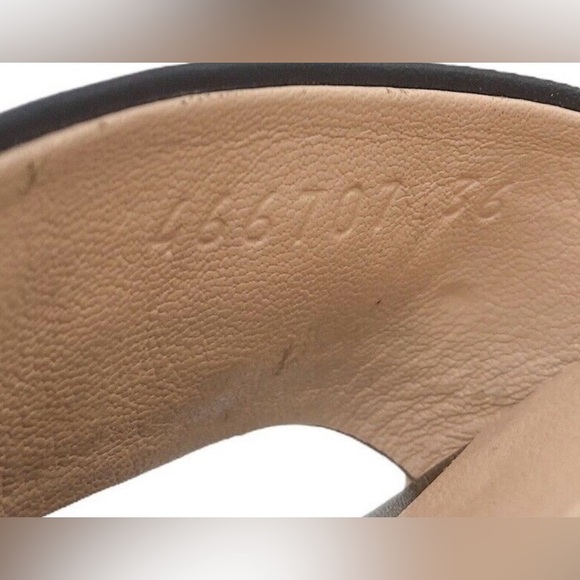 GUCCI HORSEBIT ANKLE STRAP BLACK SANDALS SIZE 36 EU / 6 US - $950.00 - Picture 9 of 11